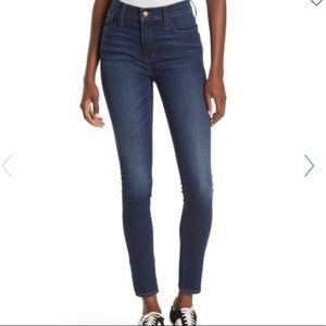 NWOT Madewell 9” Mid-Rise Skinny Jeans- size 24
